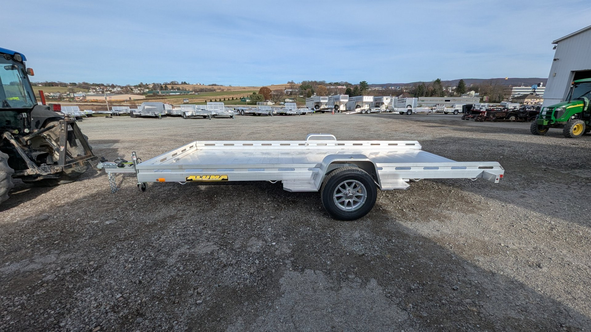 New NEW 2025 Aluma 6'6" x 15 TILT TRAILER - 4000#Axle!!!