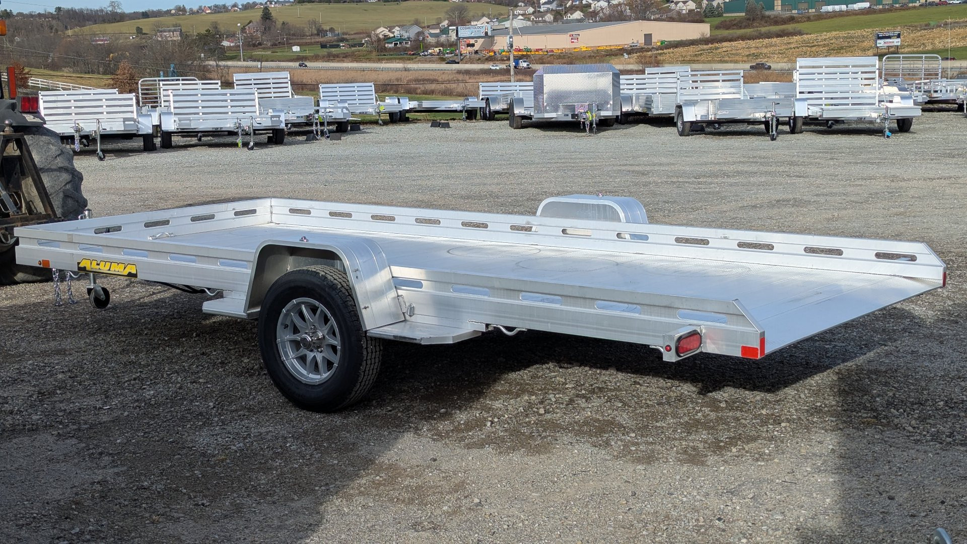 New NEW 2025 Aluma 6'6" x 15 TILT TRAILER - 4000#Axle!!!