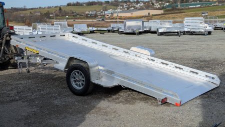 New NEW 2025 Aluma 6'6" x 15 TILT TRAILER - 4000#Axle!!!