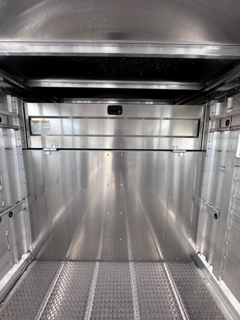 New NEW 2025 EBY MAVERICK 24' Gooseneck Aluminum Stock Trailer w/ Rolling Gate