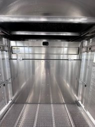 New NEW 2025 EBY MAVERICK 24' Gooseneck Aluminum Stock Trailer w/ Rolling Gate