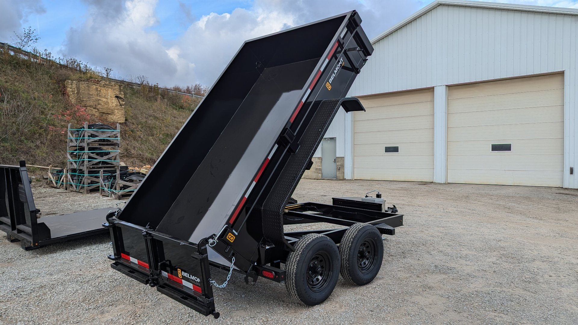 New 2025 Belmont 6x10 Lo Pro Equipment Dump w/ 3 Way Gate
