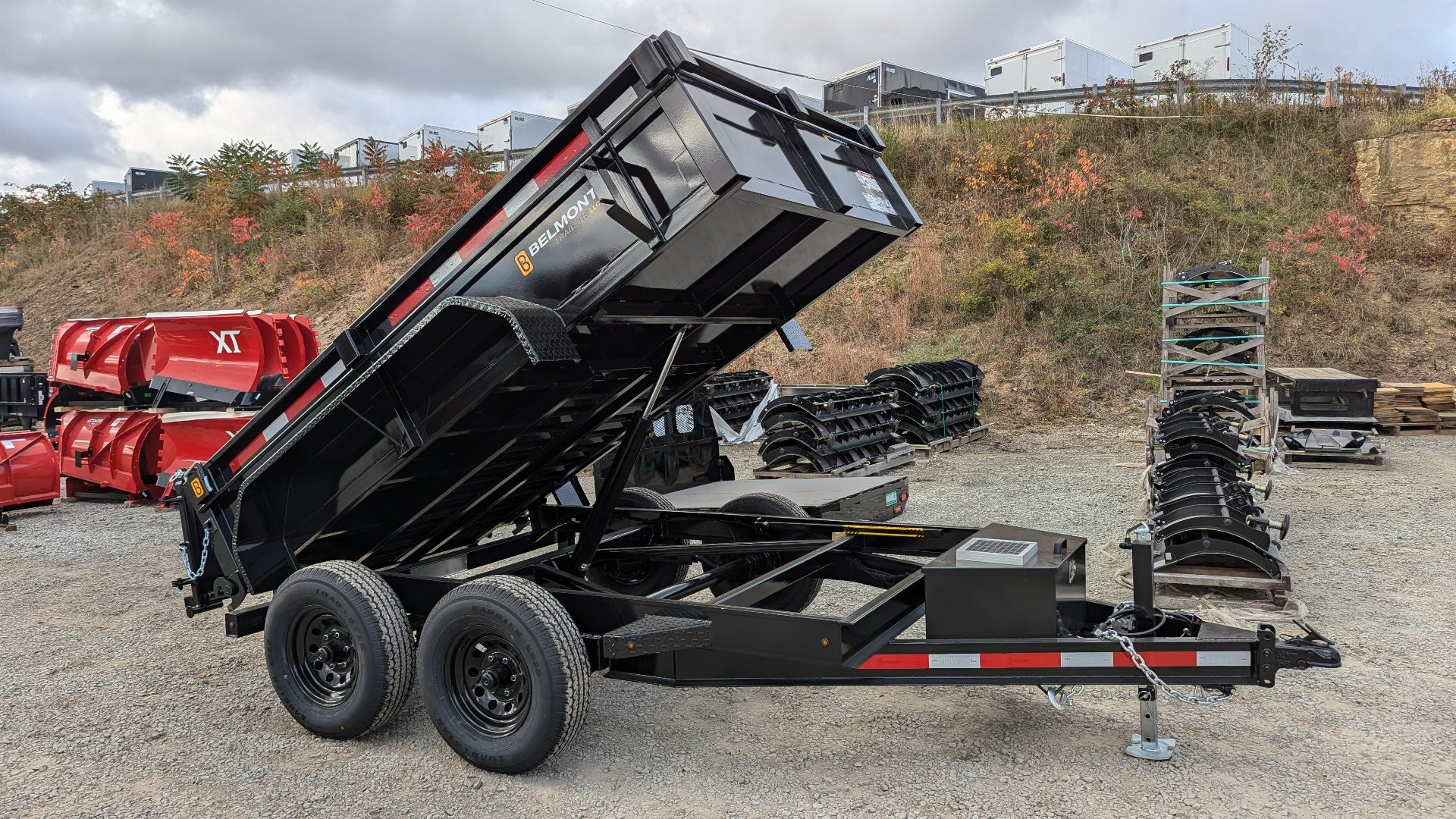 New 2025 Belmont 6x10 Lo Pro Equipment Dump w/ 3 Way Gate