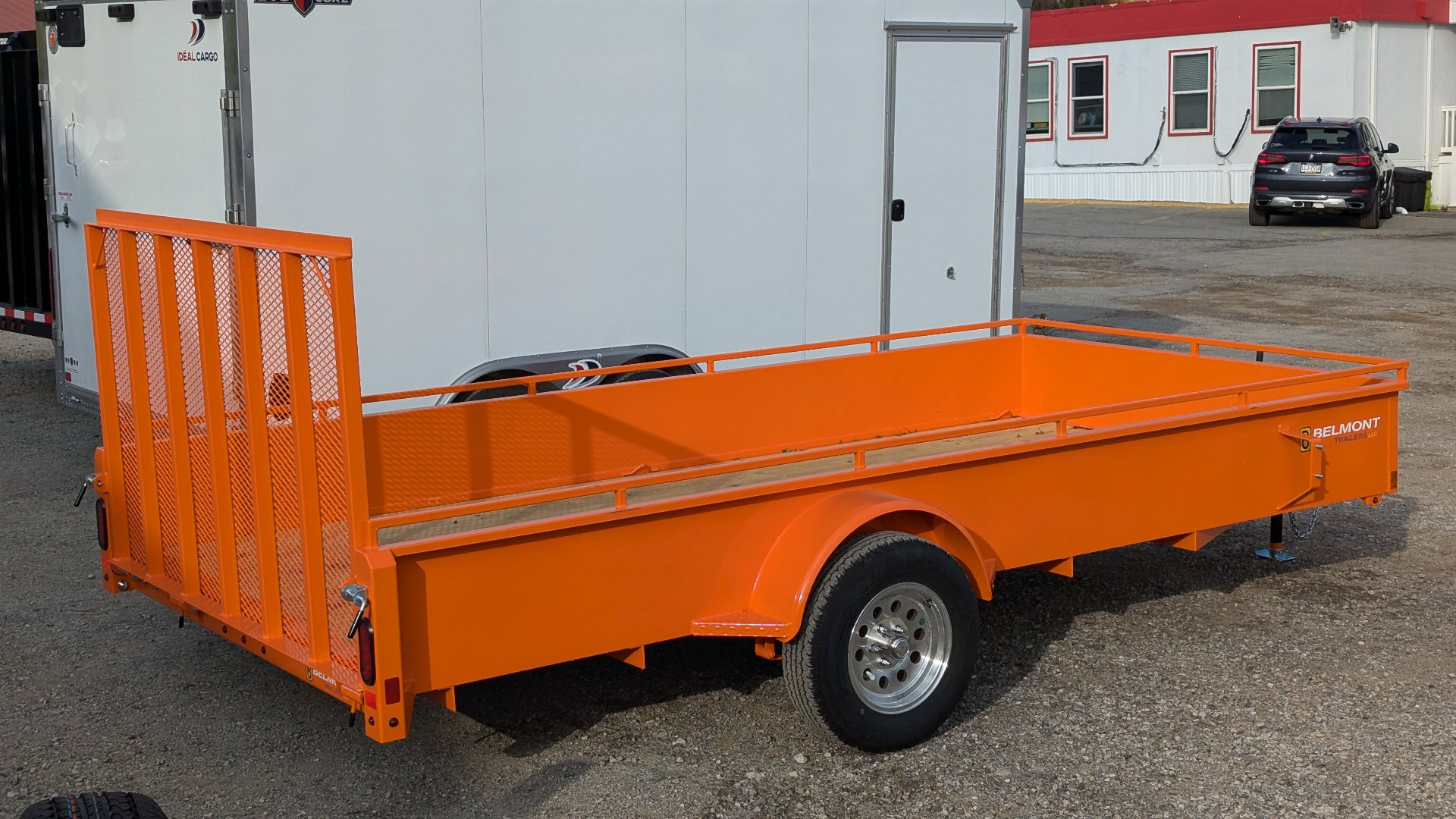 New 2025 Belmont 7x14 Solid Side Utility Trailer