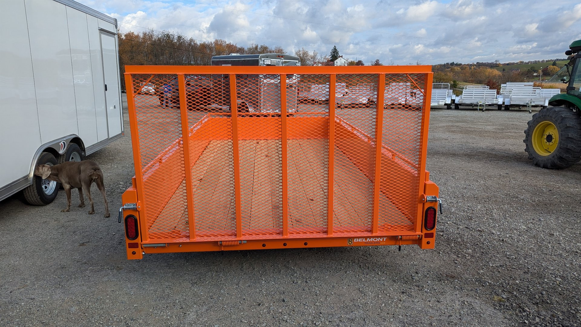 New 2025 Belmont 7x14 Solid Side Utility Trailer