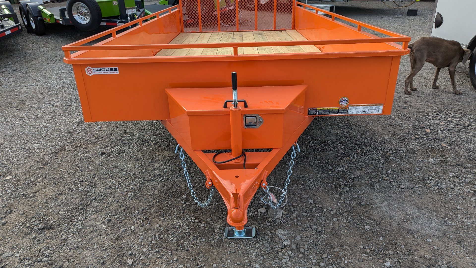 New 2025 Belmont 7x14 Solid Side Utility Trailer