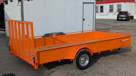 New 2025 Belmont 7x14 Solid Side Utility Trailer