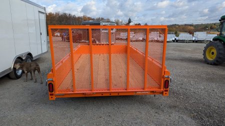 New 2025 Belmont 7x14 Solid Side Utility Trailer