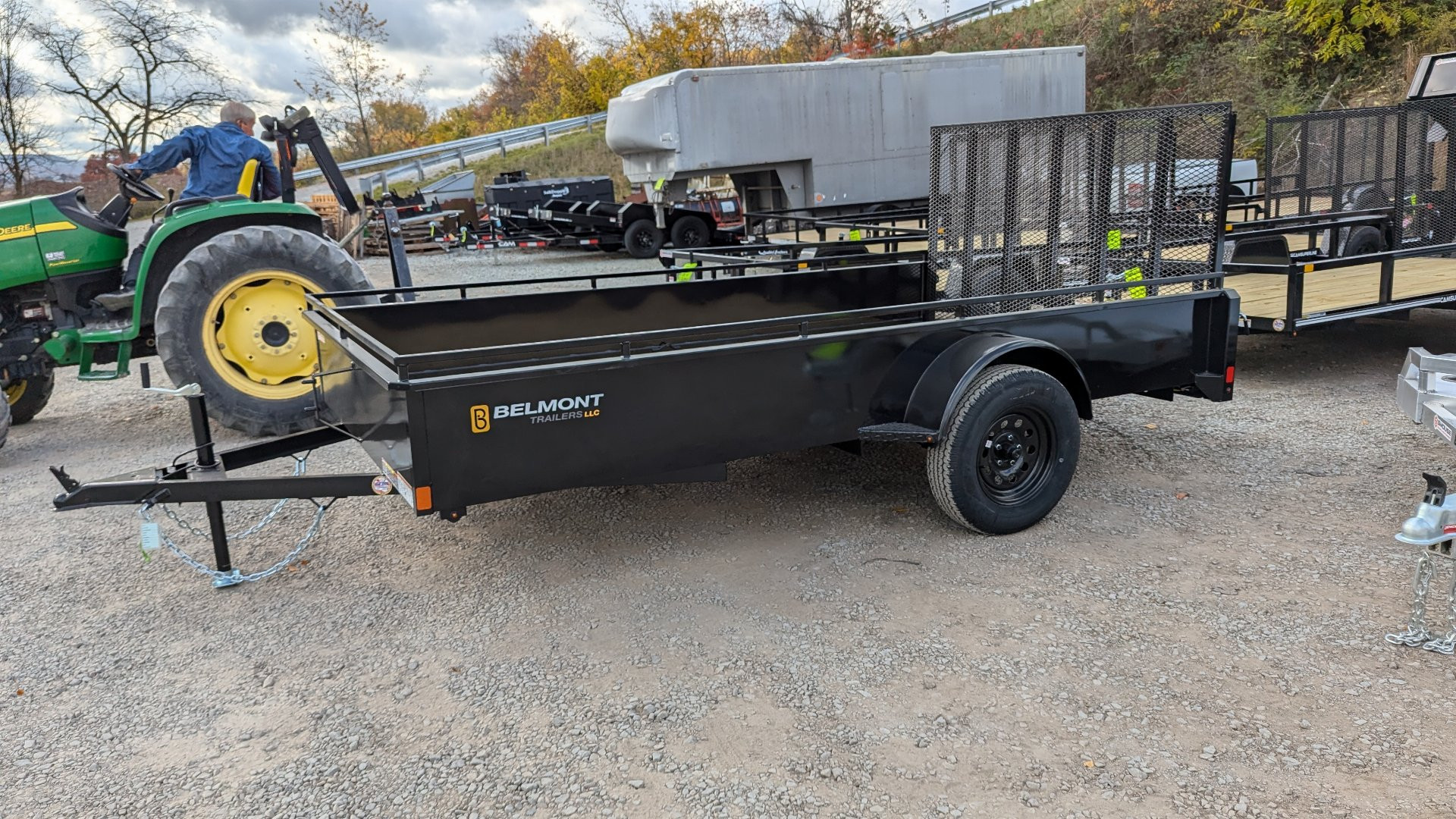 New 2025 Belmont 7x12 Solid Side Utility Trailer