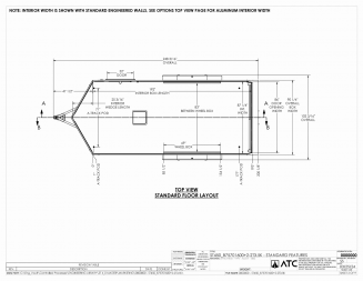 New 2025 ATC 7.5 x 16 V Nose "STo400" Aluminum Cargo Trailer