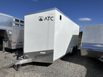 New 2025 ATC 7.5 x 16 V Nose "STo400" Aluminum Cargo Trailer