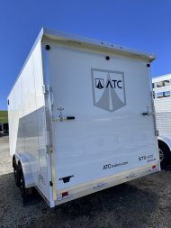 New 2025 ATC 7.5 x 16 V Nose "STo400" Aluminum Cargo Trailer