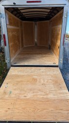 New 2025 Homesteader 6x12 V-Nose Challenger Cargo Trailer w/ Ramp Door