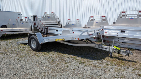 New 2025 Aluma 6'10" x 14' HD Single Axle Aluminum Tilt Trailer (LEFTOVER PRICING!!!)