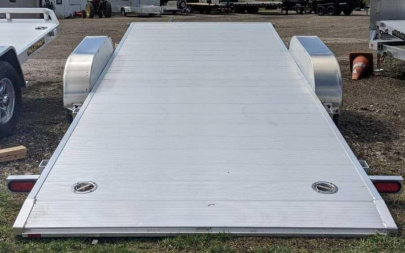 New 2025 Aluma 16' (20  Stationary + 16' TILT) Tilt Trailer (Car Hauler)