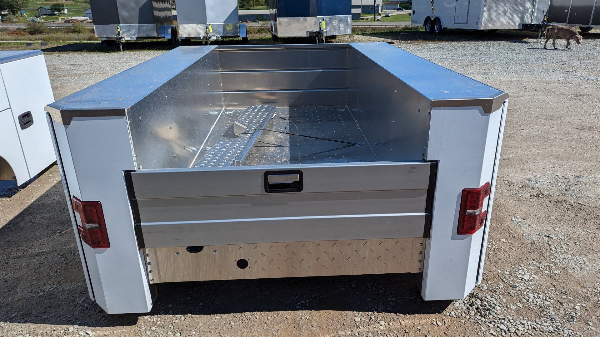 New 2024 EBY "RENEGADE" 8.5' x 81" Wide Single Rear Wheel Aluminum Utility/Service Body