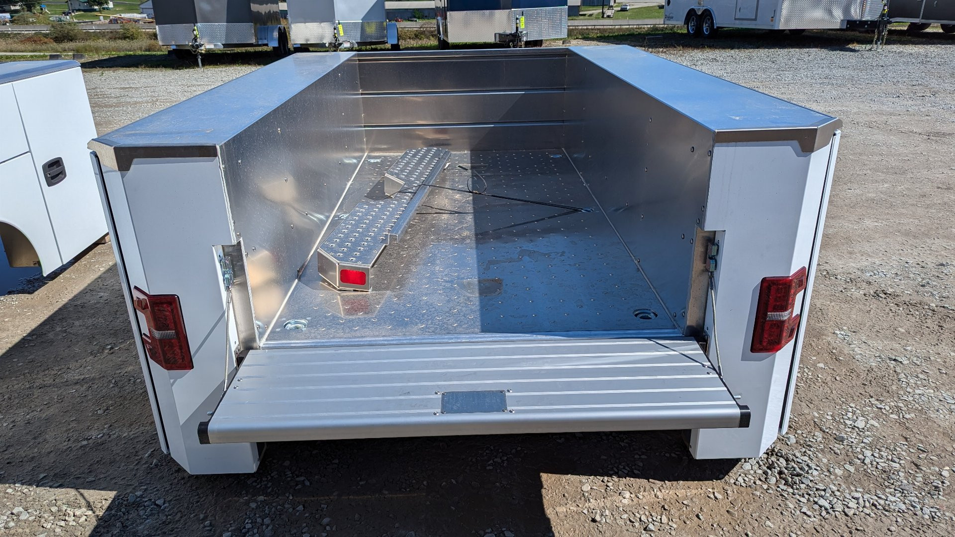 New 2024 EBY "RENEGADE" 8.5' x 81" Wide Single Rear Wheel Aluminum Utility/Service Body