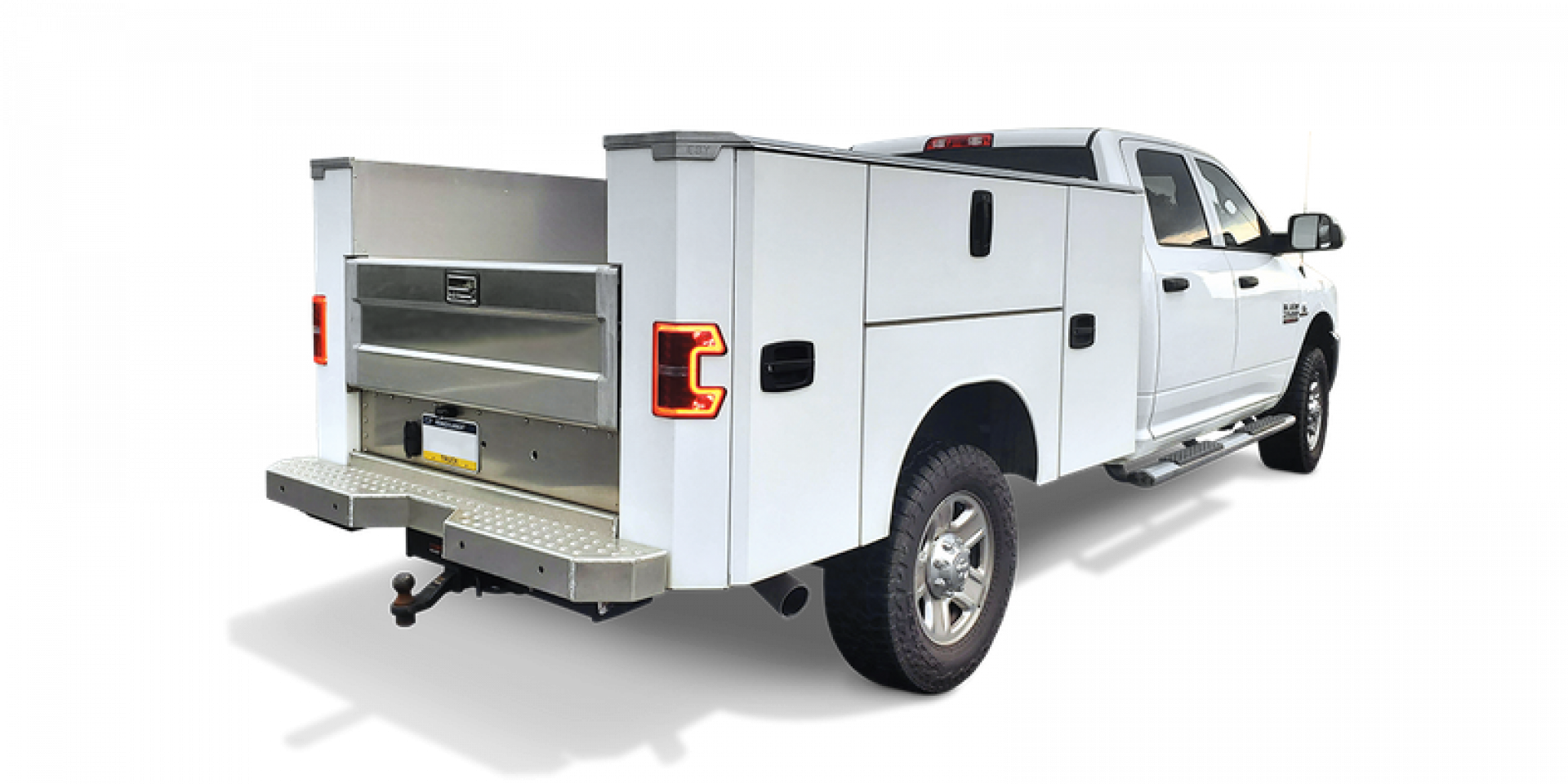 New 2024 EBY "RENEGADE" 8.5' x 81" Wide Single Rear Wheel Aluminum Utility/Service Body