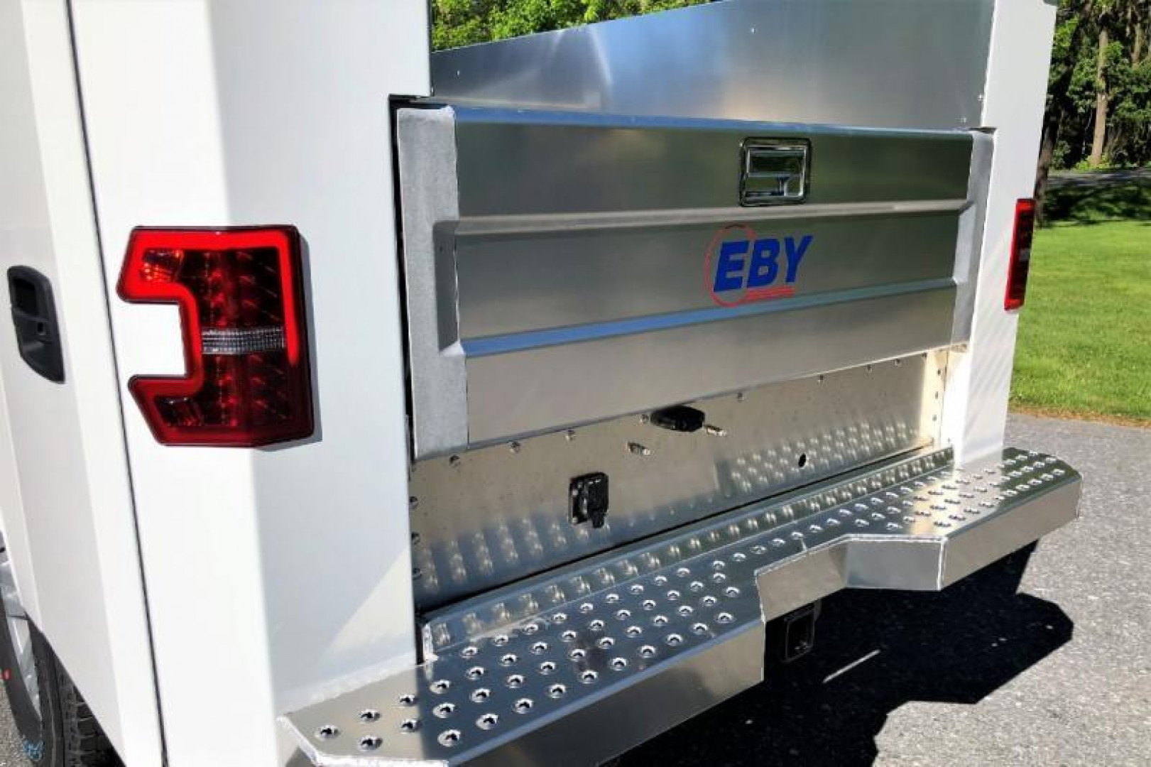 New 2024 EBY "RENEGADE" 8.5' x 81" Wide Single Rear Wheel Aluminum Utility/Service Body