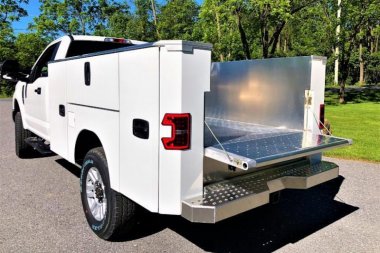 New 2024 EBY "RENEGADE" 8.5' x 81" Wide Single Rear Wheel Aluminum Utility/Service Body