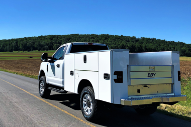 New 2024 EBY "RENEGADE" 8.5' x 81" Wide Single Rear Wheel Aluminum Utility/Service Body