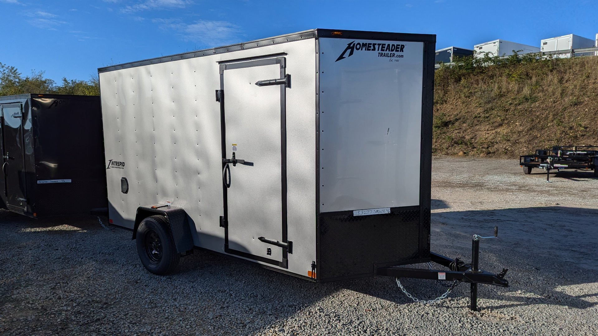 New 2025 Homesteader 6x12 Intrepid V-Nose Cargo Trailer w/ Ramp Door (6" Add'l Height)