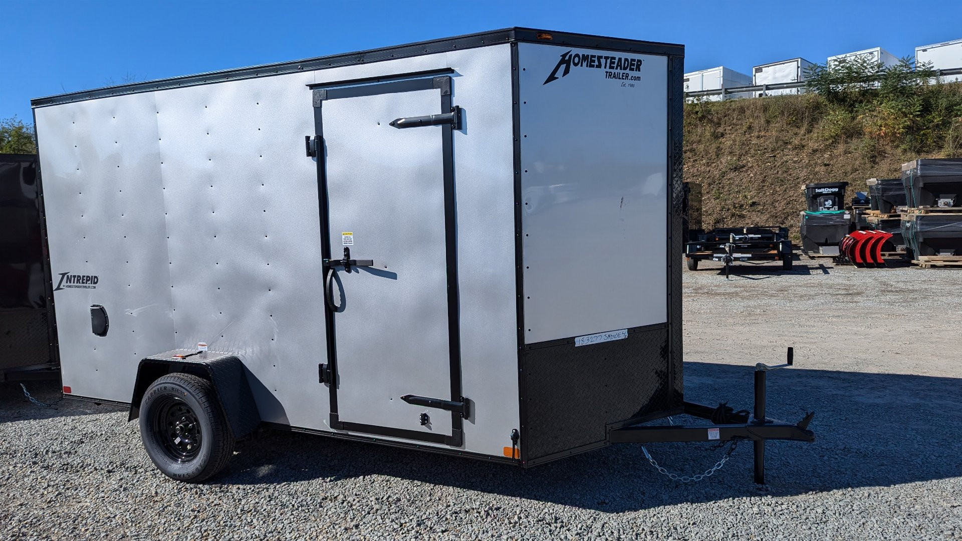 New 2025 Homesteader 6x12 Intrepid V-Nose Cargo Trailer w/ Ramp Door (6" Add'l Height)