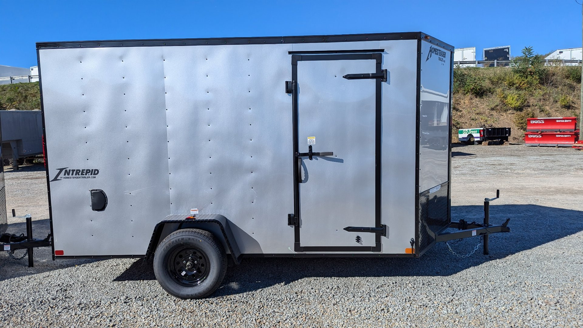 New 2025 Homesteader 6x12 Intrepid V-Nose Cargo Trailer w/ Ramp Door (6" Add'l Height)