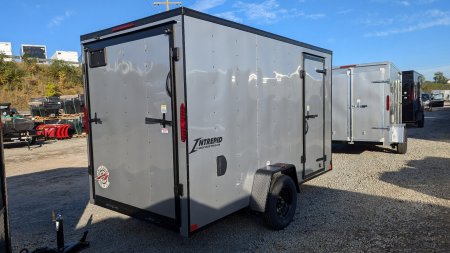 New 2025 Homesteader 6x12 Intrepid V-Nose Cargo Trailer w/ Ramp Door (6" Add'l Height)