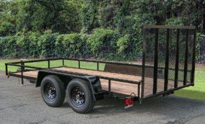 New 2025 BWise 6x14 Tandem Utility Trailer