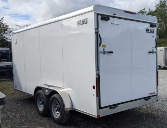 New 2025 Car Mate 7x16 HD Custom Cargo Trailer w/ Ramp Door (9990# GVW)