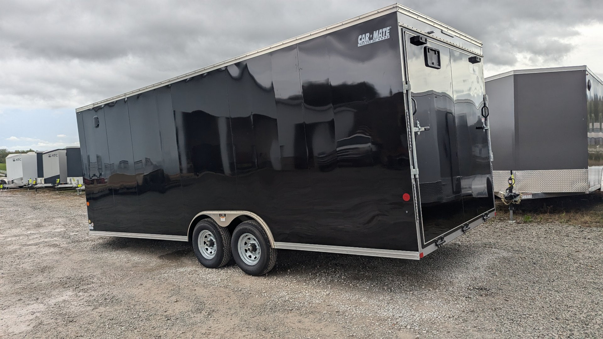 New 2025 Car Mate 8.5x22 HD Advantage V-Nose Car Hauler w/ Ramp Door