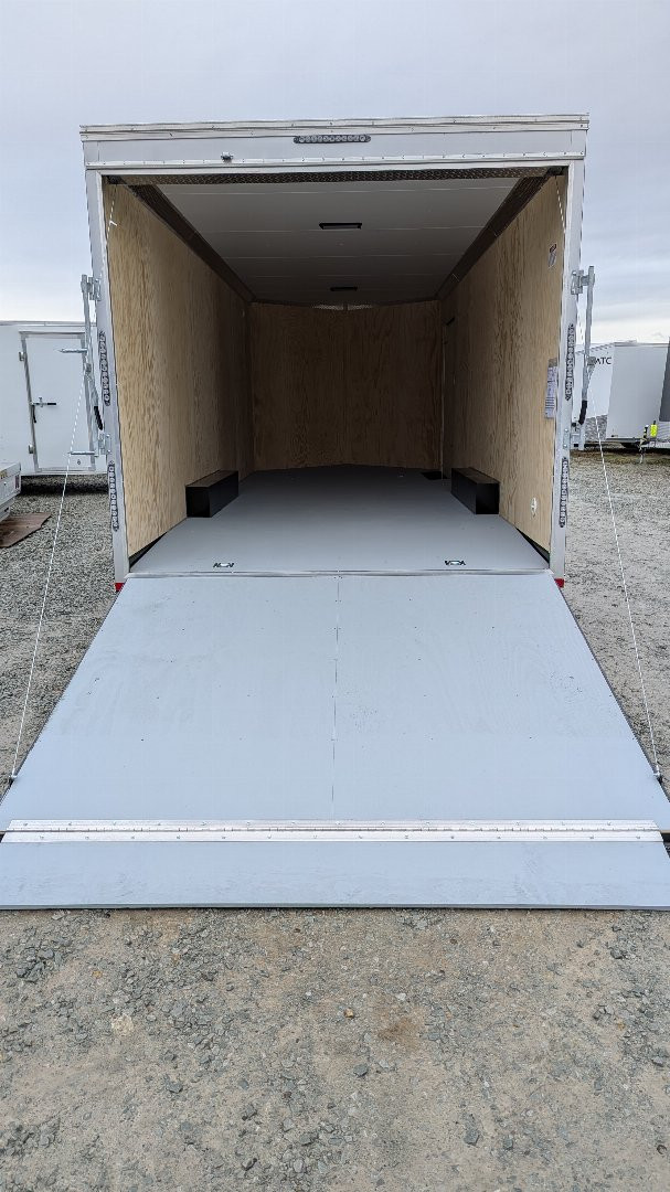 New 2025 Car Mate 8.5x22 HD Advantage V-Nose Car Hauler w/ Ramp Door