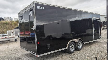 New 2025 Car Mate 8.5x22 HD Advantage V-Nose Car Hauler w/ Ramp Door