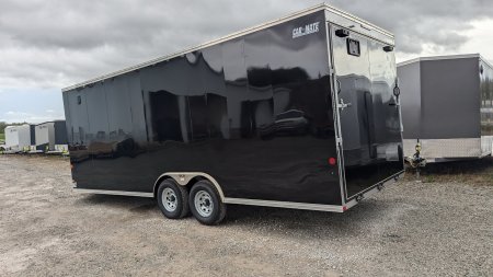 New 2025 Car Mate 8.5x22 HD Advantage V-Nose Car Hauler w/ Ramp Door