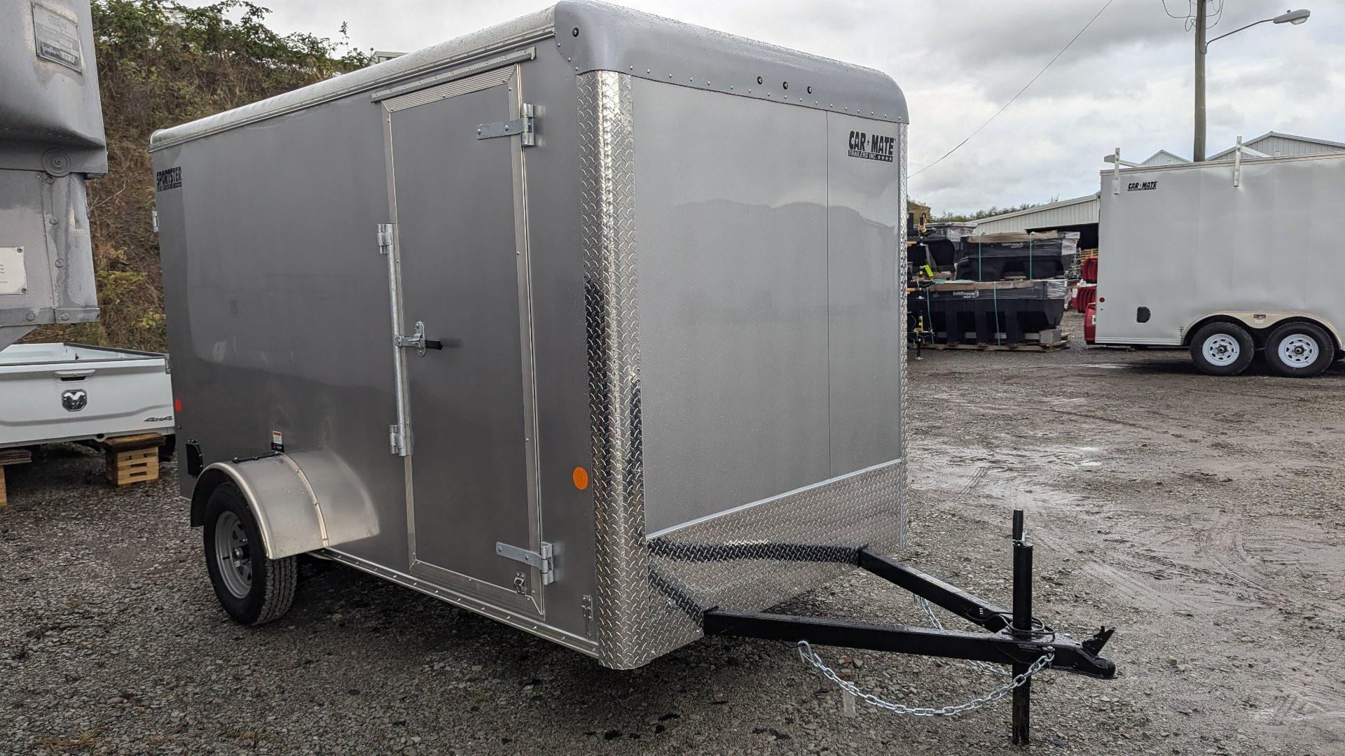 New 2025 Car Mate 6x12 Sportster Cargo Trailer w/ Ramp Door (PRICE DROP!!)