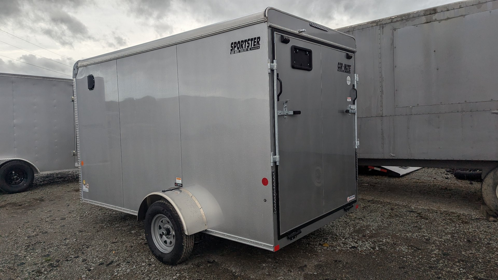 New 2025 Car Mate 6x12 Sportster Cargo Trailer w/ Ramp Door (PRICE DROP!!)