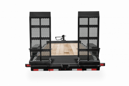 New 2025 CAM Superline 17+3 HD "BEAST" Lo Pro Equipment Hauler w/ Self Cleaning Beavertail, 5' Spring Assist Ramps (PRICE DROP!!)