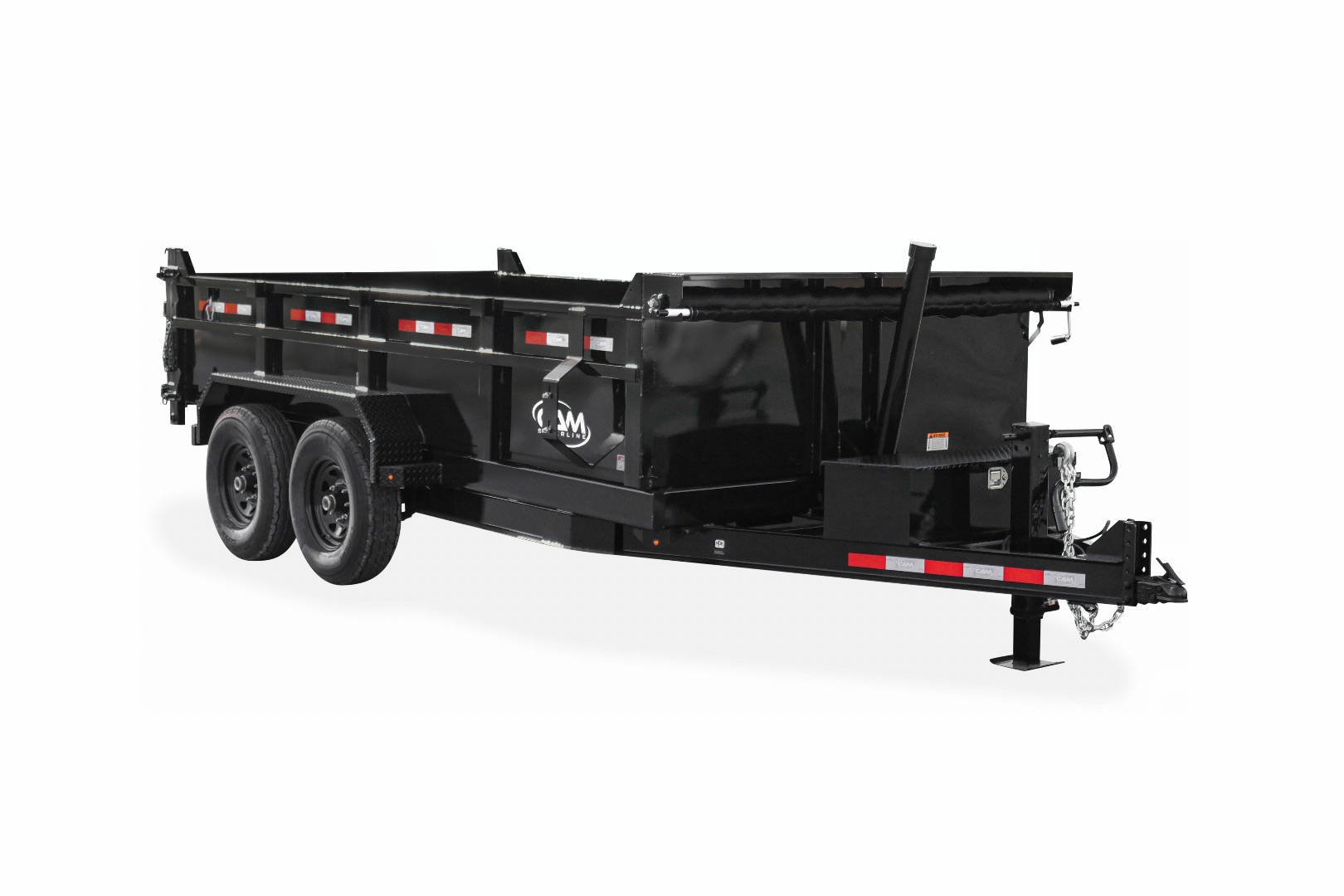 New 6'10" x 14 HD Lo Pro Equipment Dump w/ Front Mounted Telescopic Lift