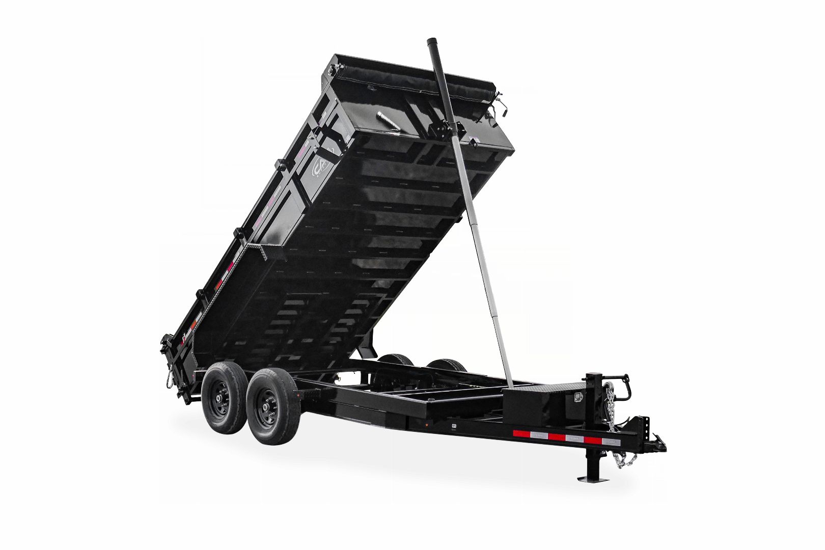 New 6'10" x 14 HD Lo Pro Equipment Dump w/ Front Mounted Telescopic Lift