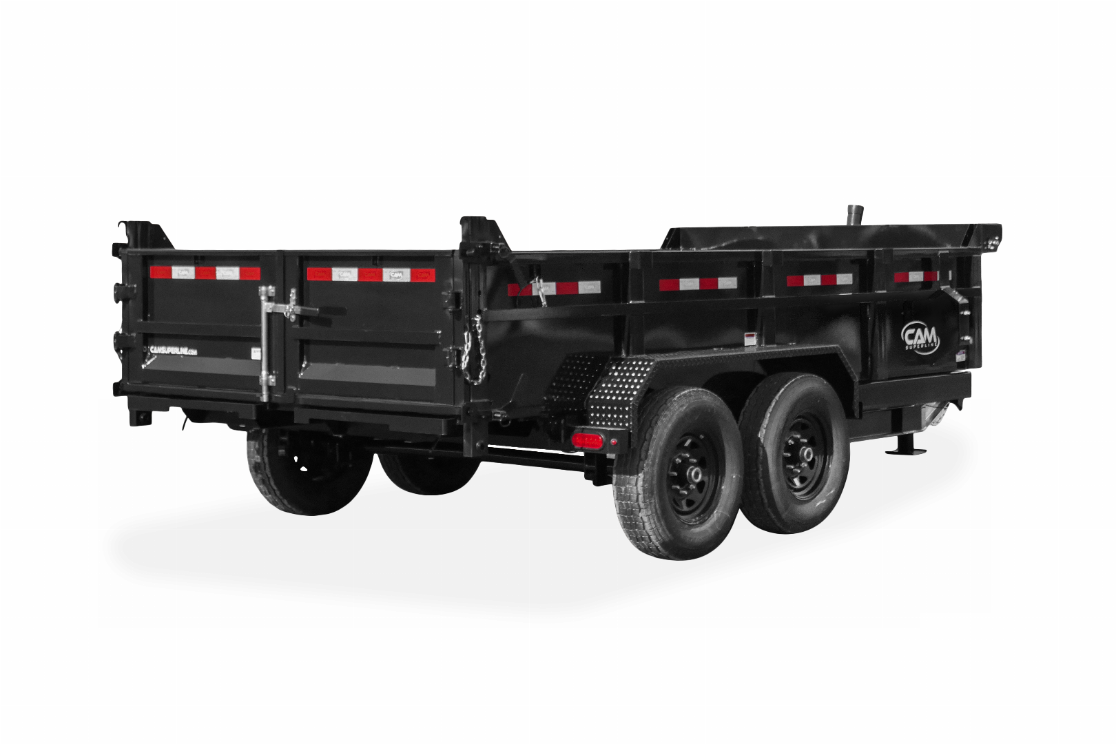 New 6'10" x 14 HD Lo Pro Equipment Dump w/ Front Mounted Telescopic Lift