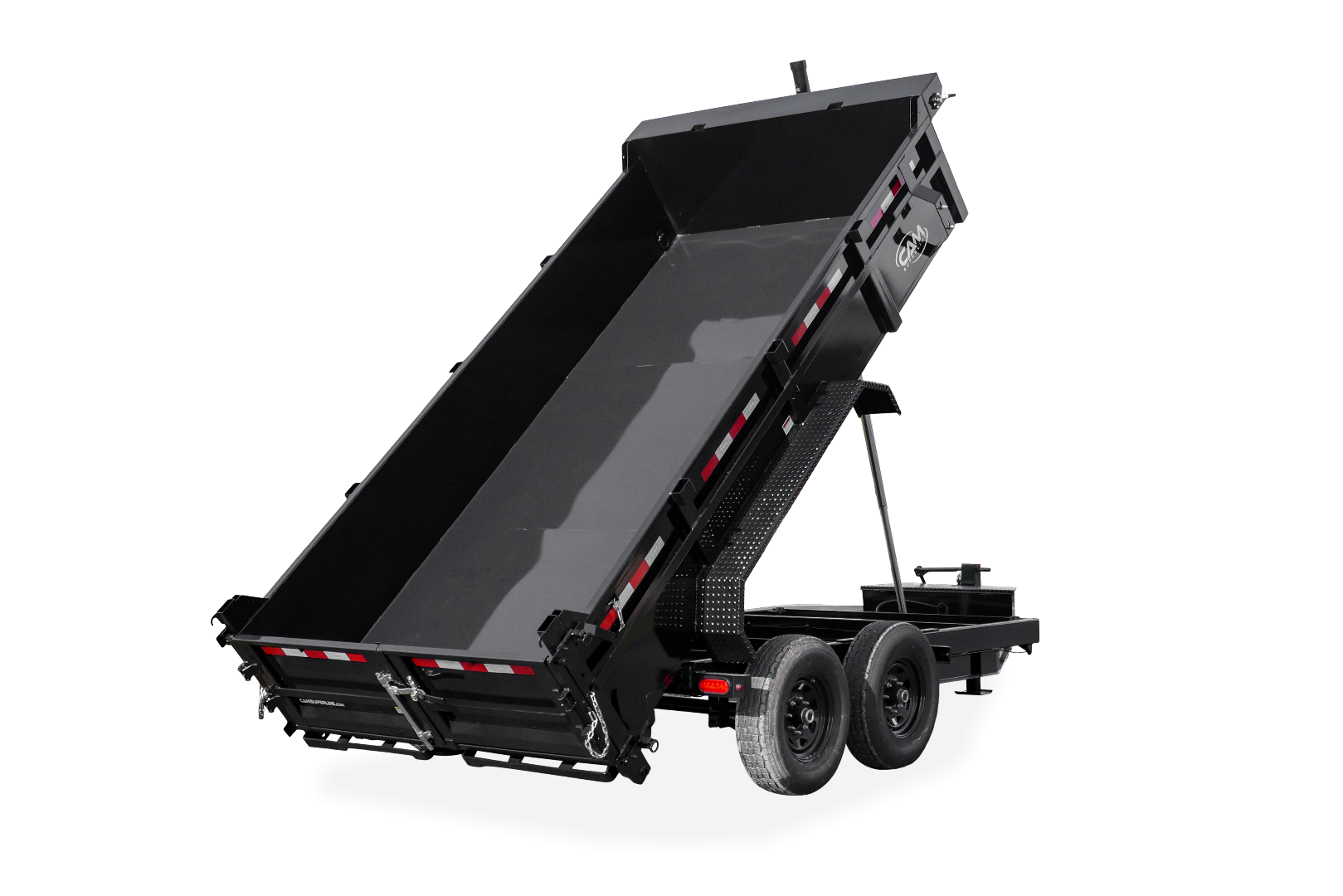 New 6'10" x 14 HD Lo Pro Equipment Dump w/ Front Mounted Telescopic Lift