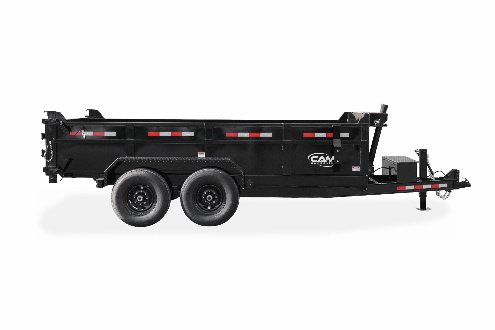 New 6'10" x 14 HD Lo Pro Equipment Dump w/ Front Mounted Telescopic Lift