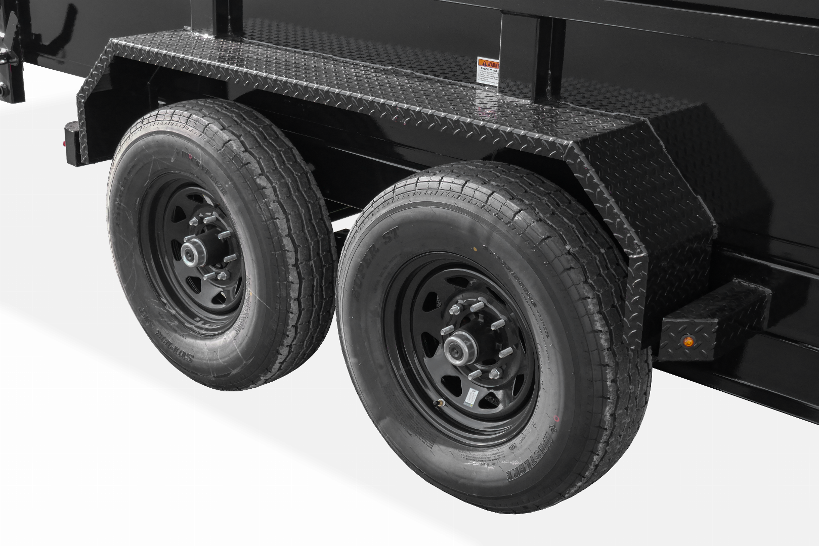 New 6'10" x 14 HD Lo Pro Equipment Dump w/ Front Mounted Telescopic Lift