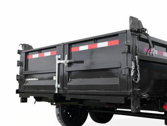 New 6'10" x 14 HD Lo Pro Equipment Dump w/ Front Mounted Telescopic Lift