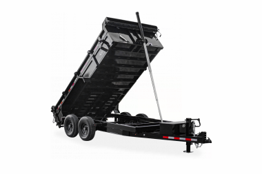 New 6'10" x 14 HD Lo Pro Equipment Dump w/ Front Mounted Telescopic Lift
