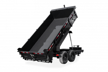 New 6'10" x 14 HD Lo Pro Equipment Dump w/ Front Mounted Telescopic Lift