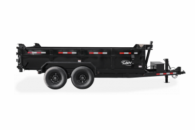 New 6'10" x 14 HD Lo Pro Equipment Dump w/ Front Mounted Telescopic Lift