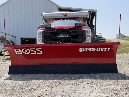 New BOSS Snowplow 8' Steel Super Duty Snow Plow - Full Trip CFT