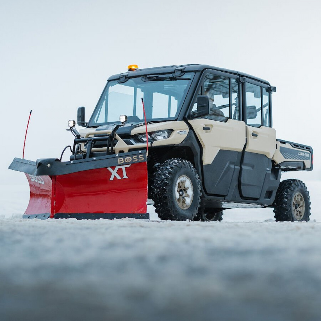 New BOSS Snowplow 6'6" UTV XT Steel V-Plow